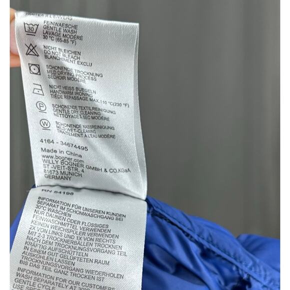 BOGNER FIRE & ICE Real Goose Down 600 Fill Women's Size 6 Aime 2 Hooded Coat - Picture 11 of 12